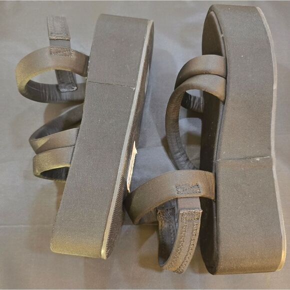 BRAND NEW FOREVER 21 ROUND-TOE ESPADRILLE WEDGE PLATFORM SANDAL - Picture 12 of 14